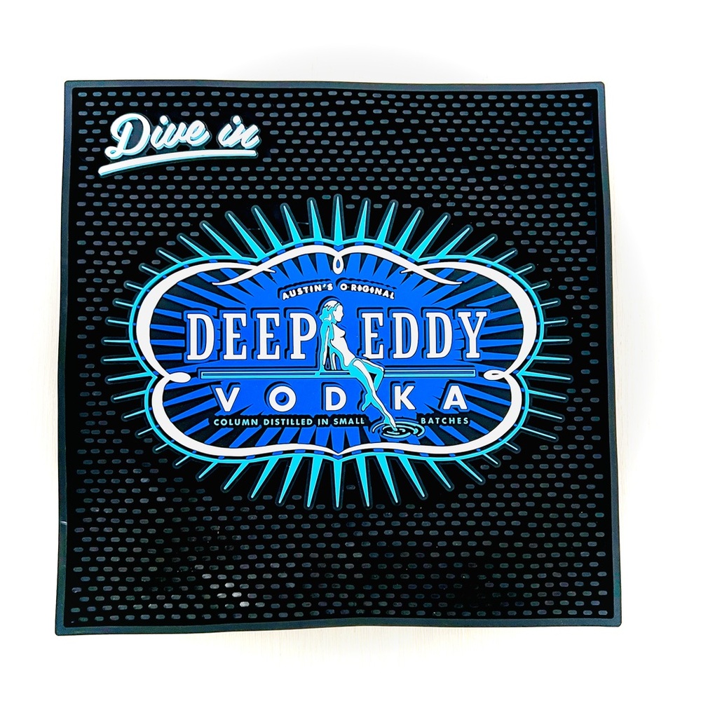 NEW! 16x16 inches Deep Eddy Vodka Bar Mat